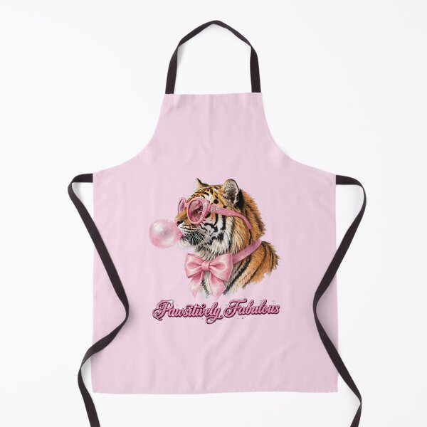 Item preview, Pawsitively Fabulous Pink Tiger - Cute Coquette Tiger designed and sold by Vibe-Vary.