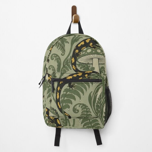 Item preview, Fire Salamander Art Nouveau Seamless Pattern | Woodland Amphibian Forest Repeat designed and sold by StickyGuys.