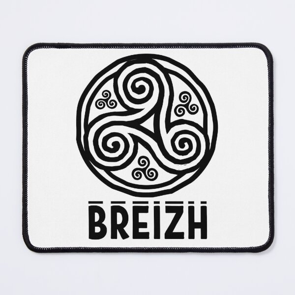 Item preview, Black breton triskell and sign Breizh designed and sold by Art of Sun.