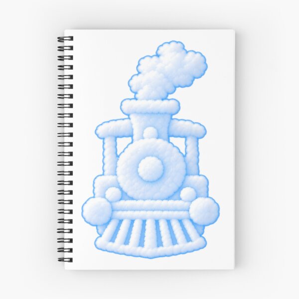 Item preview, Whimsical Winter Cloudland - Christmas Cloud Train designed and sold by ArtemisEutopia.