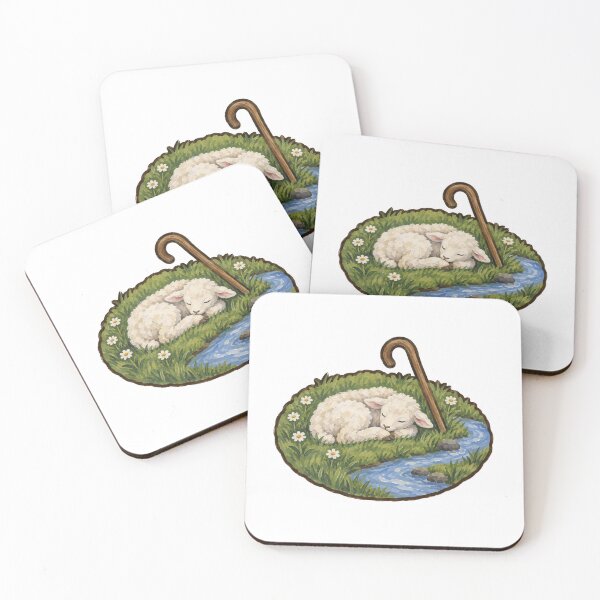Item preview, Sleeping Lamb by Still Waters and Green Pastures designed and sold by eignvalue.