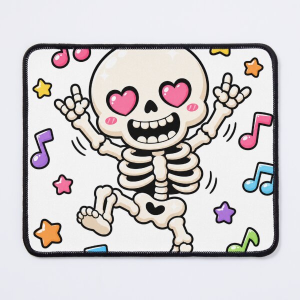 Item preview, Skeleton Gift - Dancing Kawaii Skeleton designed and sold by RedRubyBubble.