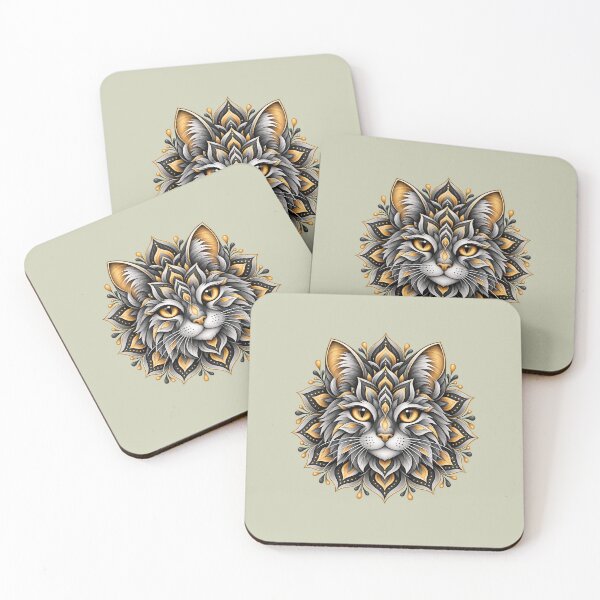 Item preview, Mandala Cat designed and sold by AnnaW1996.