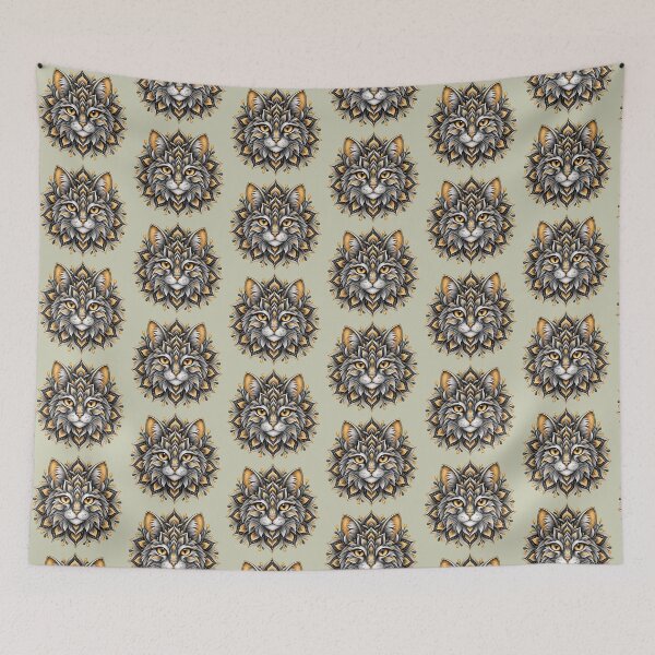 Item preview, Mandala Cat designed and sold by AnnaW1996.
