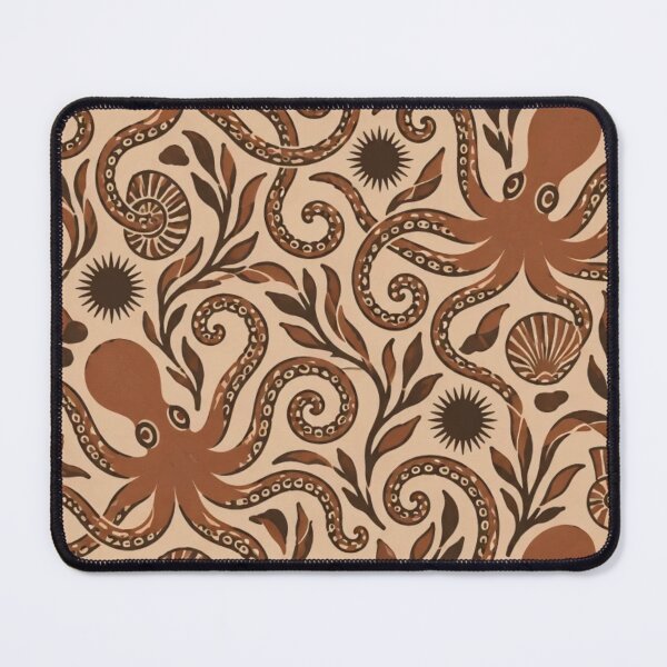 Item preview, Minoan Octopus Seamless Pattern | Ancient Greek Pottery Marine Style Repeat designed and sold by StickyGuys.