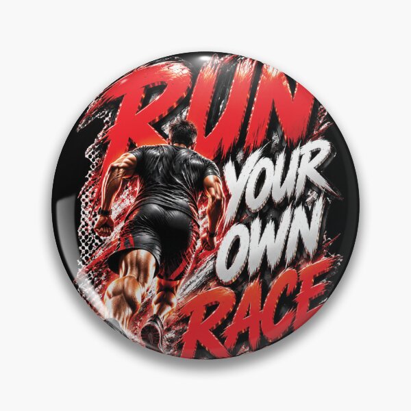 Item preview, Run Your Own Race | Running Motivation Athlete Design designed and sold by M. Mamdouh Artworks.