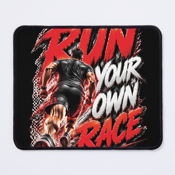 Item preview, Run Your Own Race | Running Motivation Athlete Design designed and sold by M. Mamdouh Artworks.