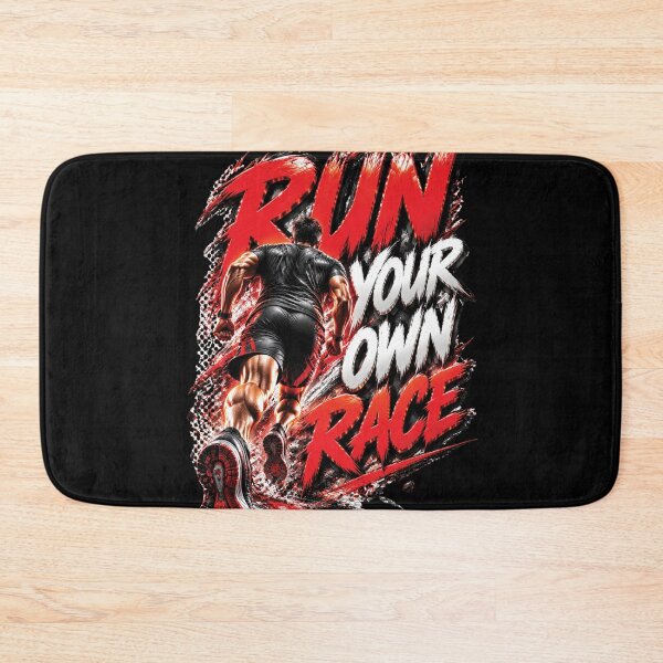 Item preview, Run Your Own Race | Running Motivation Athlete Design designed and sold by M. Mamdouh Artworks.
