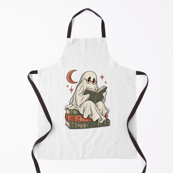 Item preview, Reading Ghost - Cozy Halloween Book Lover designed and sold by cybersilverhand.