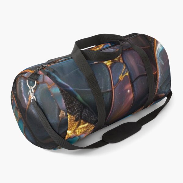 Item preview, Black Opal Kintsugi Gemstone Mosaic Gold Veins Abstract designed and sold by LYAN-STORE.