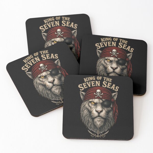 Item preview, King of the Seven Seas Pirate Lion Design designed and sold by FREENATION2026.