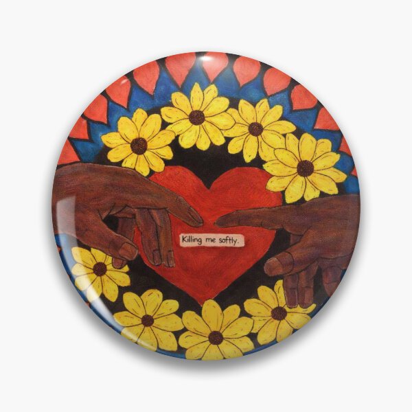 Item preview, Killing Me Softly Heart Folk Art designed and sold by Zenith-Co.