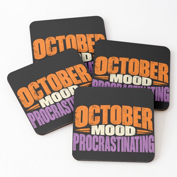 Item preview, October Mood Procrastinating — Funny Autumn  designed and sold by GingaArt.