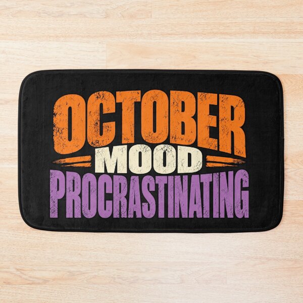 Item preview, October Mood Procrastinating — Funny Autumn  designed and sold by GingaArt.