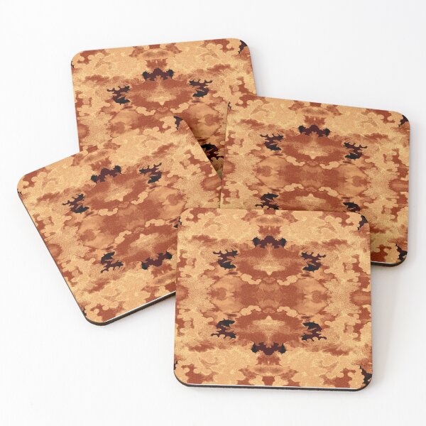 Item preview, Copper Lichen Kaleidoscope – Luxurious Botanical Pattern designed and sold by SulkaCreative.