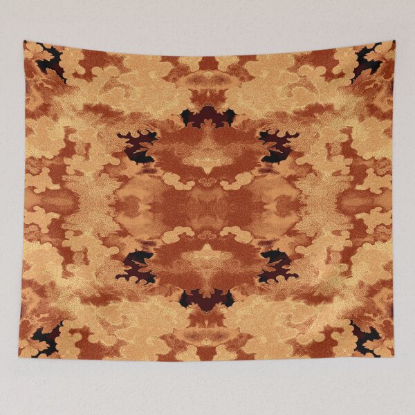 Item preview, Copper Lichen Kaleidoscope – Luxurious Botanical Pattern designed and sold by SulkaCreative.