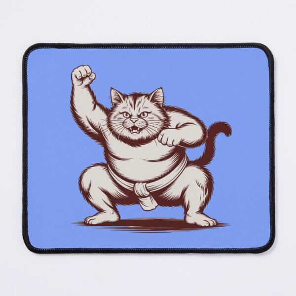 Item preview, a huge fluffy sumo cat designed and sold by 123ks.
