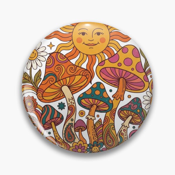 Item preview, Stay Groovy Psychedelic Dreams Retro Sun designed and sold by RoyalDeluxGo.