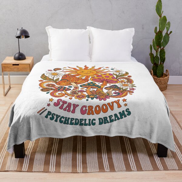 Item preview, Stay Groovy Psychedelic Dreams Retro Sun designed and sold by RoyalDeluxGo.