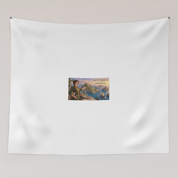 Item preview, Smiling Woman Overlooking Coastal Fantasy City designed and sold by CathryneDelamort.
