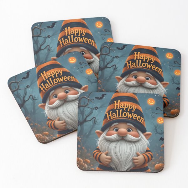 Item preview, Cute Happy Halloween Gnome Striped Hat Pumpkin Patch designed and sold by LYAN-STORE.