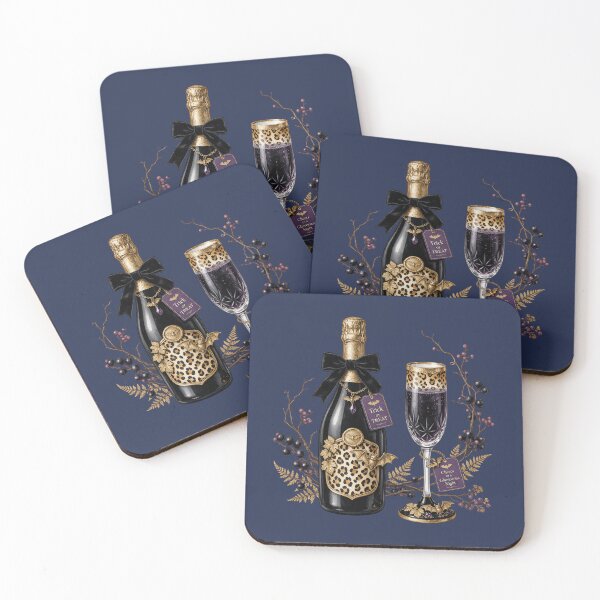 Item preview,  Glamorous Halloween Champagne & Leopard Print designed and sold by TatyanaArt.
