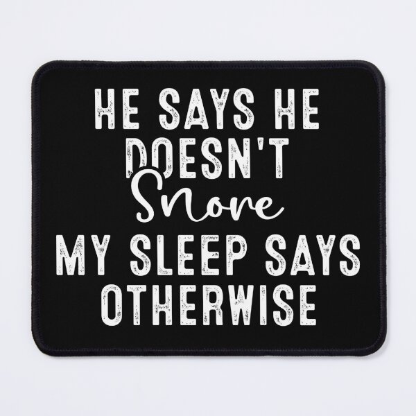 Item preview, Funny Snoring Couple Sleep Humor Quote Sleep Deprived designed and sold by Jokerstyle.