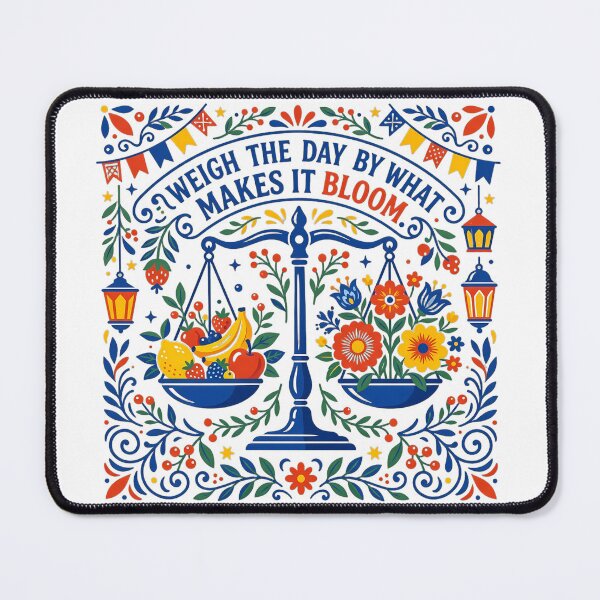 Item preview, Portuguese Azulejo Folk Art Scale with Fruits and Flowers Illustration designed and sold by SHOP-Corner.