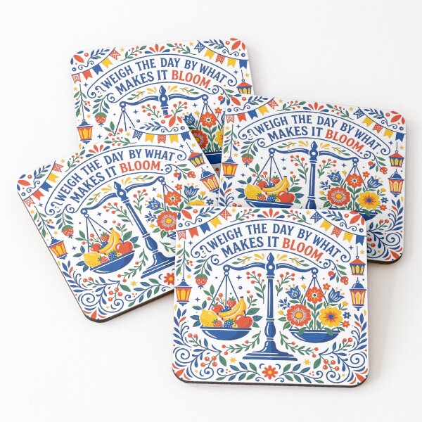Item preview, Portuguese Azulejo Folk Art Scale with Fruits and Flowers Illustration designed and sold by SHOP-Corner.