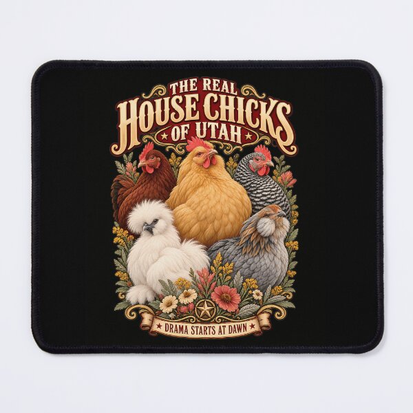 Item preview, The Real House Chicks of Utah, Funny Backyard Chicken Design designed and sold by AwakenedSoul.