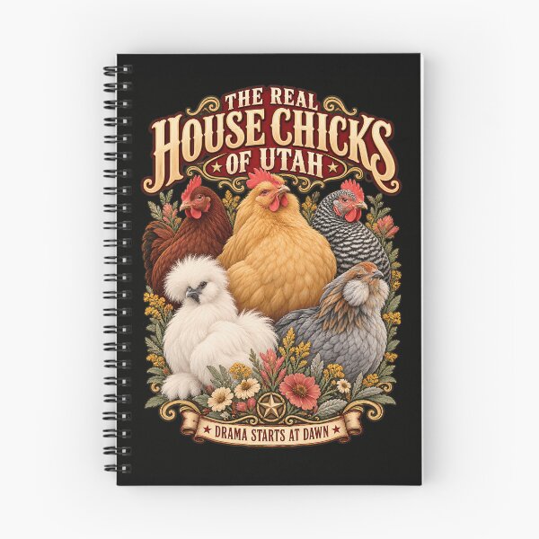 Item preview, The Real House Chicks of Utah, Funny Backyard Chicken Design designed and sold by AwakenedSoul.