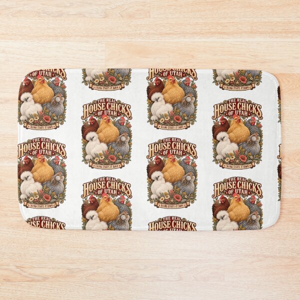 Item preview, The Real House Chicks of Utah, Funny Backyard Chicken Design designed and sold by AwakenedSoul.