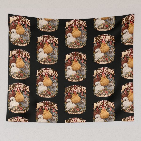 Item preview, The Real House Chicks of Utah, Funny Backyard Chicken Design designed and sold by AwakenedSoul.