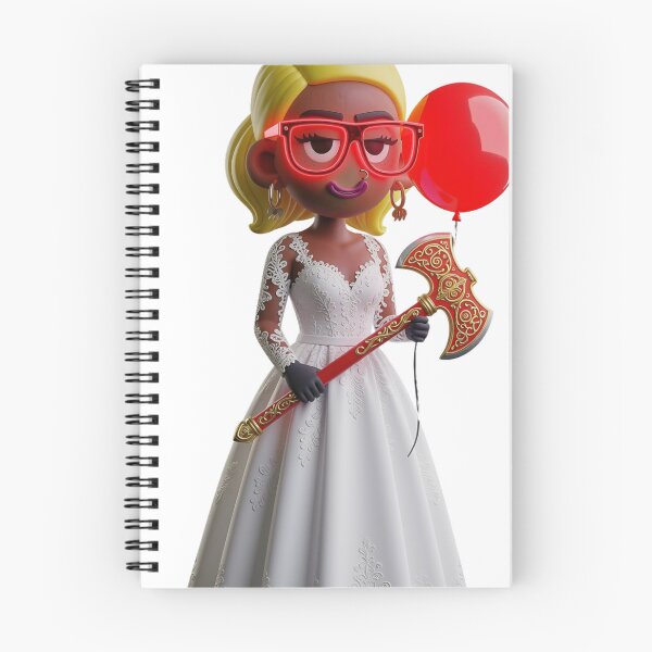 Item preview, Runaway Red Balloons Bride designed and sold by GorgezBoo.