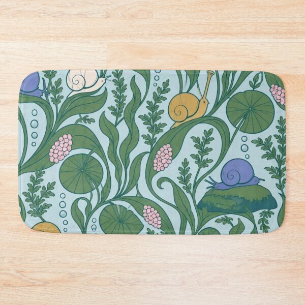 Item preview, Mystery Snail Art Nouveau Seamless Pattern | Aquarium Snail Fish Tank Repeat designed and sold by StickyGuys.