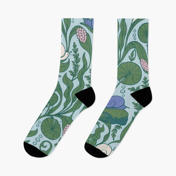 Item preview, Mystery Snail Art Nouveau Seamless Pattern | Aquarium Snail Fish Tank Repeat designed and sold by StickyGuys.