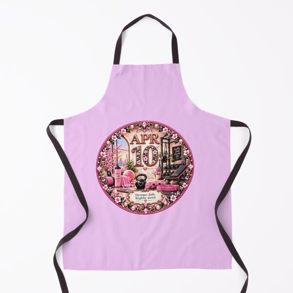 Item preview, April 10 Fitness Birthday Pink Gym Design designed and sold by LunaMoments.