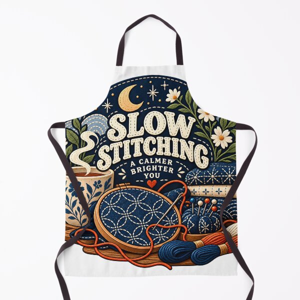 Item preview, Slow Stitching Calmer Brighter You designed and sold by MysticCanvasAi.
