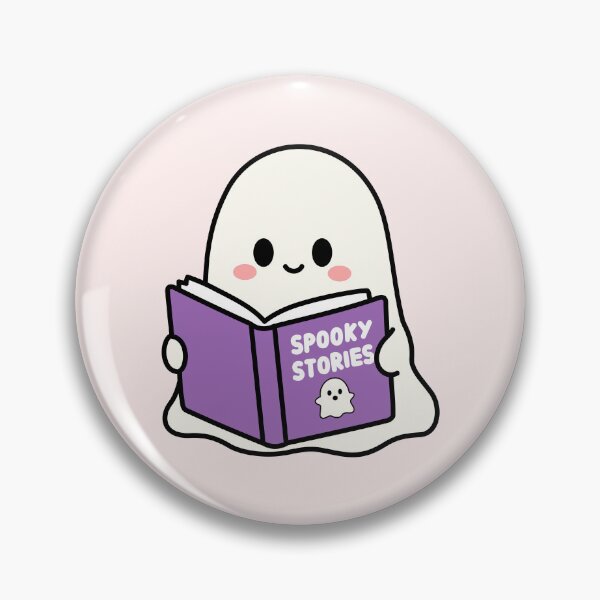 Item preview, ghost reads spooky book | horror books designed and sold by Neadoodles.