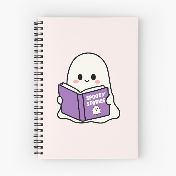 Item preview, ghost reads spooky book | horror books designed and sold by Neadoodles.