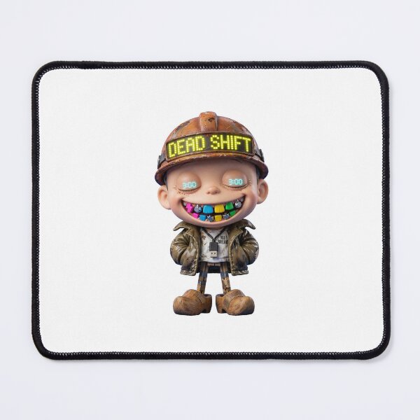 Item preview, Dead Shift Industrial Cyberpunk Worker Chibi Character Art designed and sold by One City Two Children Studio.
