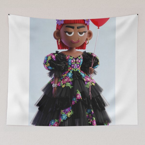 Item preview, Heart Balloons Gypsy Doll designed and sold by GorgezBoo.