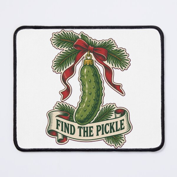 Item preview, Pickle Christmas Find the Pickle Ornament | Funny Christmas Tree Tradition designed and sold by StickyGuys.