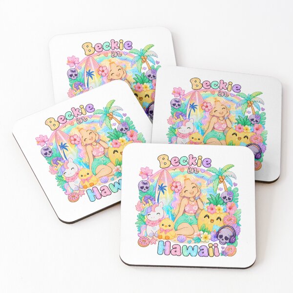 Item preview, Beckie Name Hawaii Beach Vacation Creepy Cute Aesthetic designed and sold by TheChalkyFox.