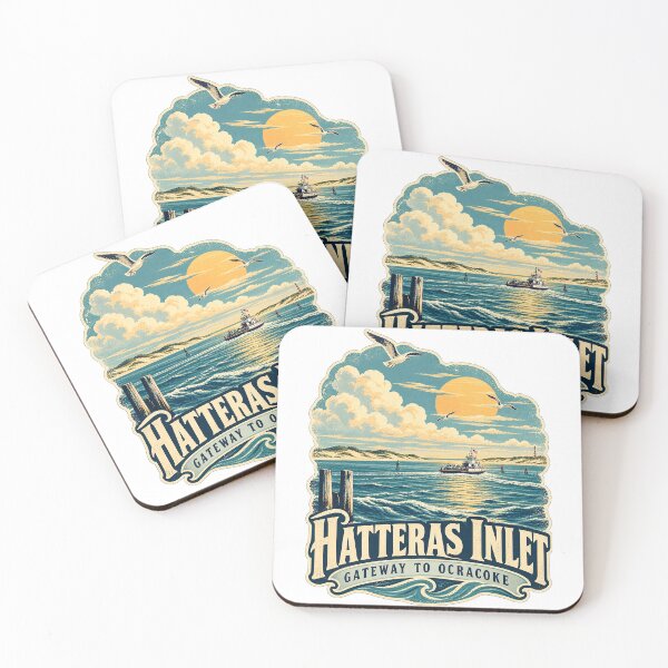 Item preview, Hatteras Inlet — Gateway to Ocracoke — Outer Banks Ferry designed and sold by Past in Threads.