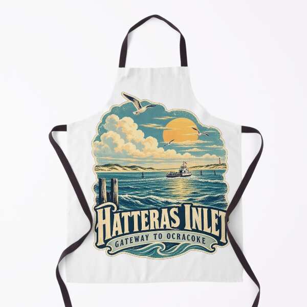 Item preview, Hatteras Inlet — Gateway to Ocracoke — Outer Banks Ferry designed and sold by Past in Threads.