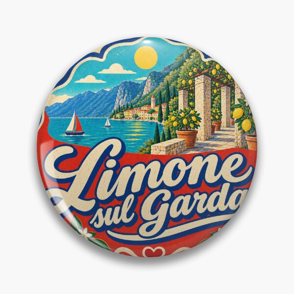 Item preview, Limone sul Garda Italy Travel Souvenir Painted Italian Sign designed and sold by VisualArtsOasis.