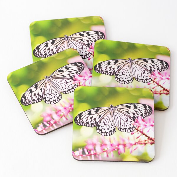 Item preview, Striped Butterfly in Pink Floral Tree designed and sold by PhotoArtbyGrace.