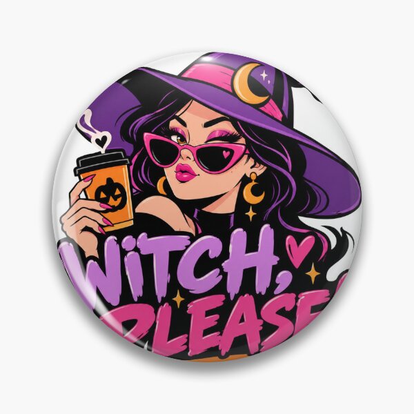 Item preview, Witch Please! Sassy Halloween Witch Sticker designed and sold by tompod.