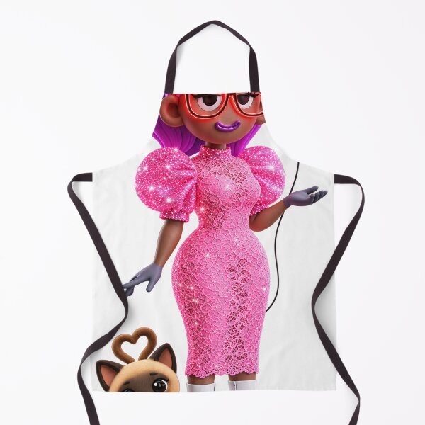 Item preview, Red Balloons Pink Teacher Doll and Cat designed and sold by GorgezBoo.